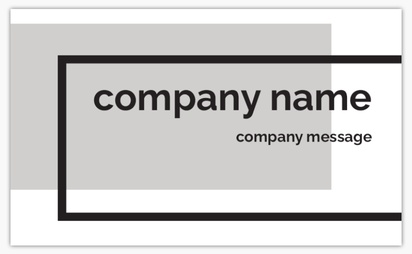 Design Preview for Templates for Advertising Standard Name Cards , Standard (91 x 55 mm)