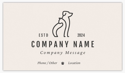 A simple veterinarian gray design for Modern & Simple