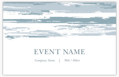 A paint workshop white blue design for Events