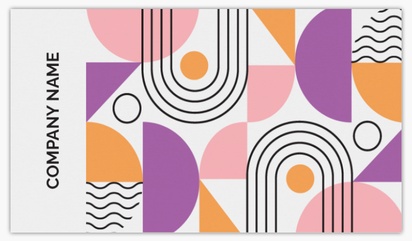 Design Preview for Design Gallery: Art Galleries Matte Visiting Cards, Standard (89 x 51 mm)