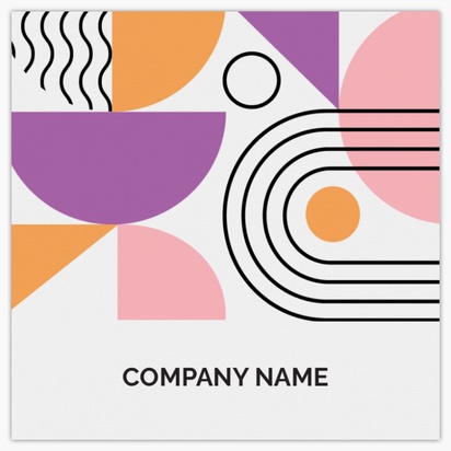 Design Preview for Design Gallery: Internet Communications Square Business Cards