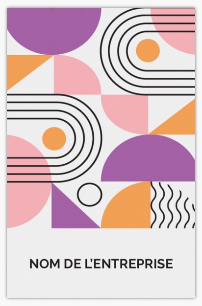 Aperçu du graphisme pour Galerie de modèles : cartes de visite en papier mat recyclé pour spectacles comiques, Standard (85 x 55 mm)