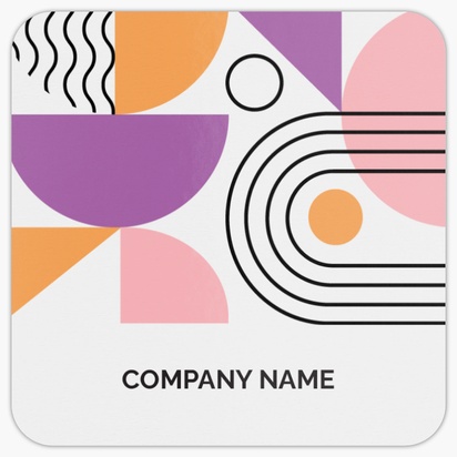 Design Preview for Hobbies, Toys & Games Rounded Corner Business Cards Templates, Square (2.5" x 2.5")