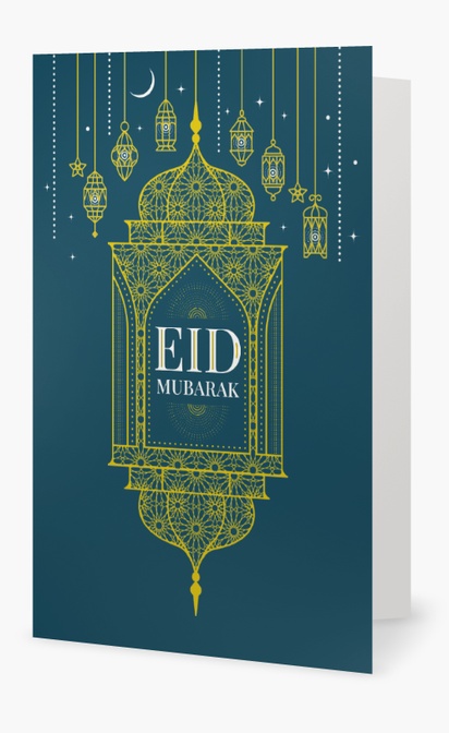 Anteprima design per Galleria di design: Biglietto d’auguri per Eid, 18.2 x 11.7 cm  Piegato