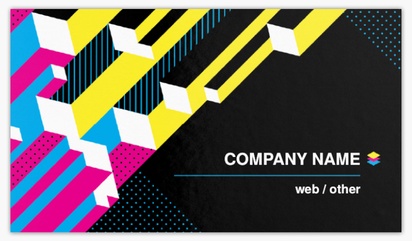 Design Preview for Computer Support Glossy Business Cards Templates, Standard (3.5" x 2")