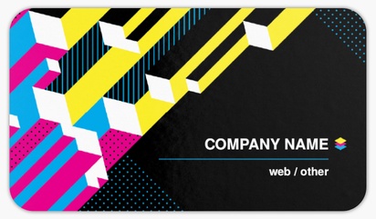 Design Preview for Network Administration Rounded Corner Business Cards Templates, Standard (3.5" x 2")