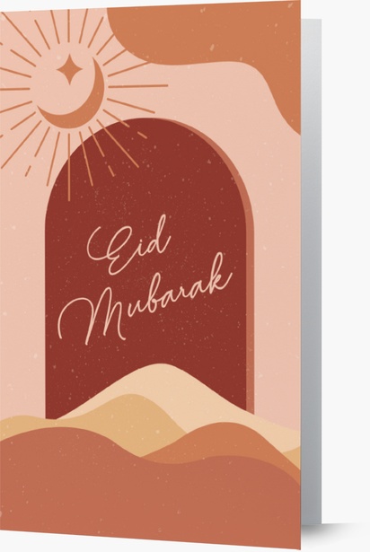 Design Preview for Design Gallery: Eid Greeting Cards, 11.7 x 18.2 cm Folded