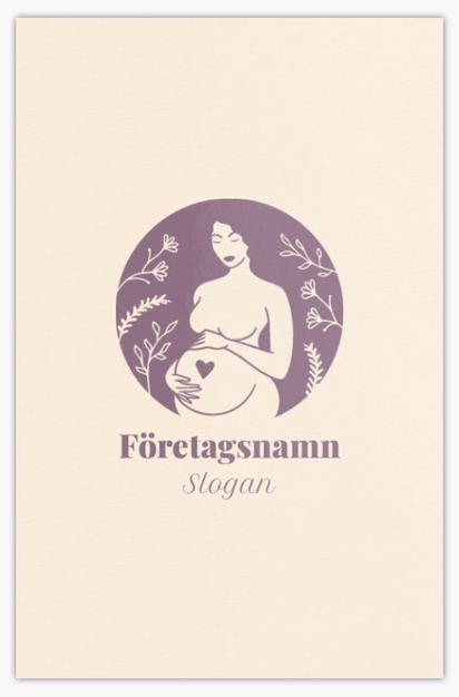 Förhandsgranskning av design för Designgalleri: Graviditet & barnafödsel Extratjocka visitkort, Standard (85 x 55 mm)