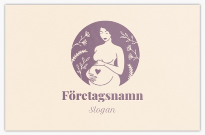 Förhandsgranskning av design för Designgalleri: Graviditet & barnafödsel Extratjocka visitkort, Standard (85 x 55 mm)