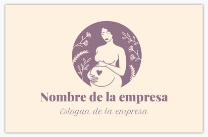 Vista previa del diseño de Galería de diseños de tarjetas de visita textura rugosa para embarazo y parto