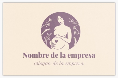 Vista previa del diseño de Galería de diseños de tarjetas de visita con acabado brillante para embarazo y parto
