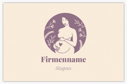 Designvorschau für Designgalerie: Standard-Visitenkarten Schwangerschaft & Geburt, Standard (85 x 55 mm)