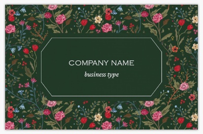 Design Preview for Design Gallery: Art & Entertainment Linen Business Cards