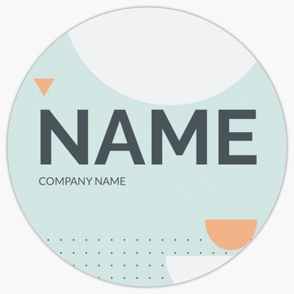 Design Preview for Design Gallery: Recruiting & Temporary Agencies Product Labels on Sheets, Circle 7.6 x 7.6 cm