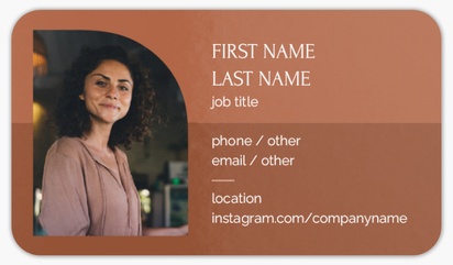 Design Preview for Public Relations Rounded Corner Business Cards Templates, Standard (3.5" x 2")