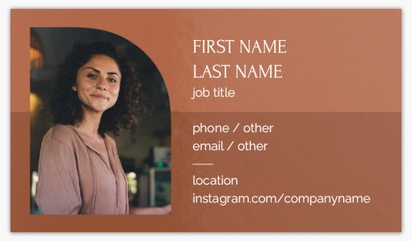 Design Preview for Design Gallery: Customer Service Standard Visiting Cards