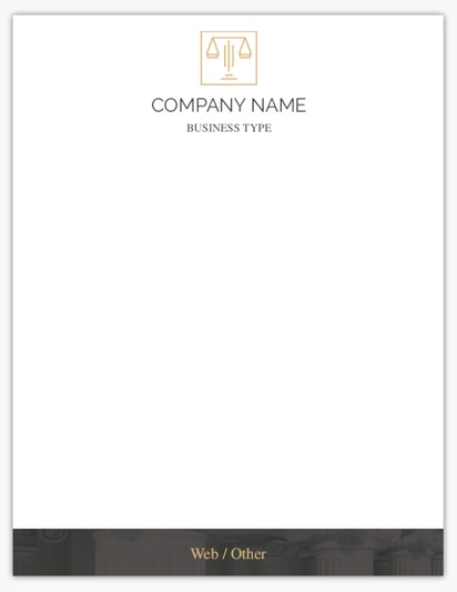 Design Preview for Modern & Simple Notepads Templates, 4" x 5.5"