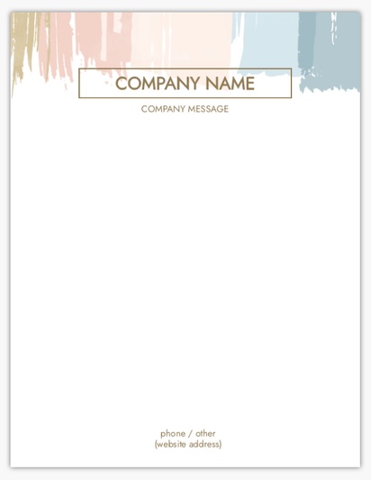 Design Preview for Elegant Notepads Templates, 4" x 5.5"
