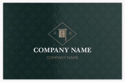 Design Preview for Design Gallery: Mortgages & Loans Metallic Business Cards