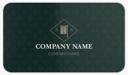 Design Preview for Property Estate Solicitors Rounded Corner Business Cards Templates, Standard (3.5" x 2")