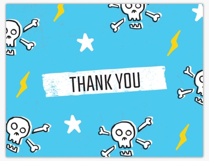 Design Preview for Design Gallery: Bold & Colourful Thank You Cards, Folded 13.9 x 10.7 cm