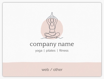 A fitness meditation white gray design for Modern & Simple