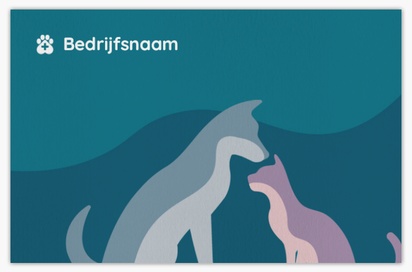 Voorvertoning ontwerp voor Ontwerpgalerij: Dierenoppas Visitekaartjes natuurpapier