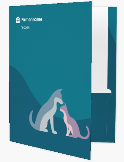 Designvorschau für Designgalerie: Präsentationsmappen Tiere & Tierbetreuung, A4