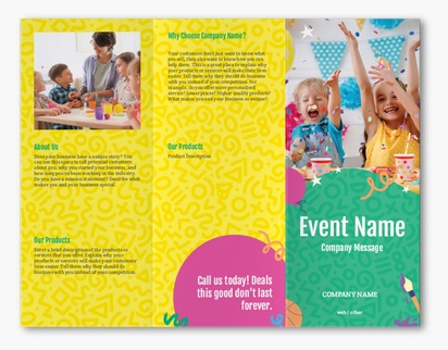 Design Preview for Design Gallery: Education & Child Care Custom Brochures, 8.5" x 11" Z-fold