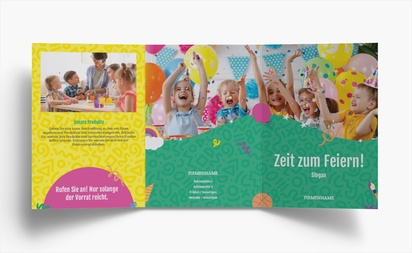 Designvorschau für Designgalerie: Falzflyer Bildung & Kinderbetreuung, Wickelfalz A6 (105 x 148 mm)