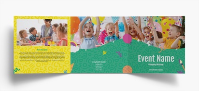 Design Preview for Design Gallery: Nursery Schools Folded Leaflets, Tri-fold Square (210 x 210 mm)