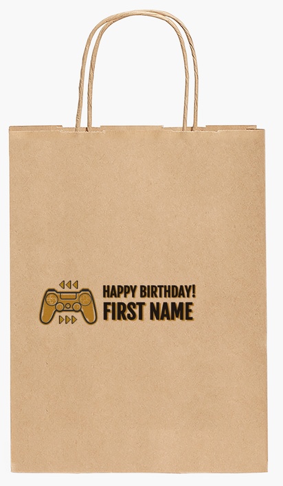 Design Preview for Design Gallery: Child Birthday Paper Bags, 27.5 x 20.5 x 11 cm