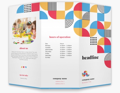 Design Preview for Education & Child Care Custom Brochures Templates, 8.5" x 11" Tri-fold