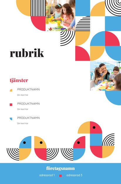 Förhandsgranskning av design för Designgalleri: Utbildning & barnomsorg Affischer, A3 (297 x 420 mm) 