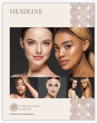 Design Preview for Beauty Consulting & Pampering Posters Templates, 22" x 28"