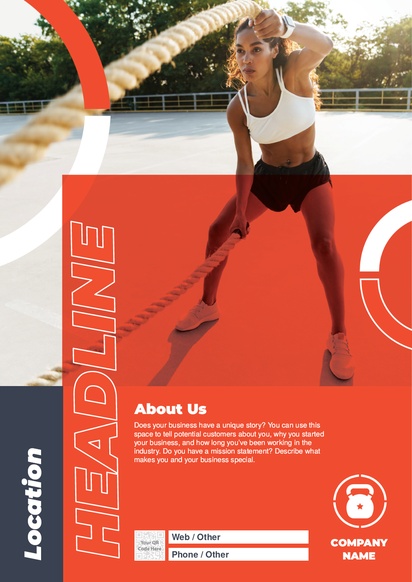 Design Preview for Design Gallery: Personal Training Posters, A2 (420 x 594 mm) 