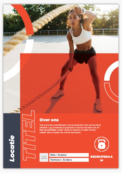 Voorvertoning ontwerp voor Ontwerpgalerij: Sport en fitness Reclameborden, A3 (297 x 420 mm)
