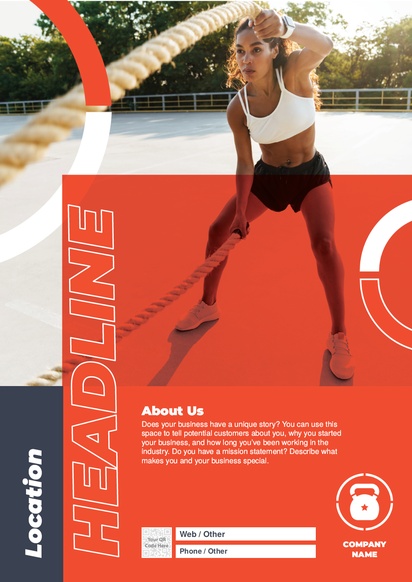 Design Preview for Design Gallery: Personal Training Posters, A0 Vertical
