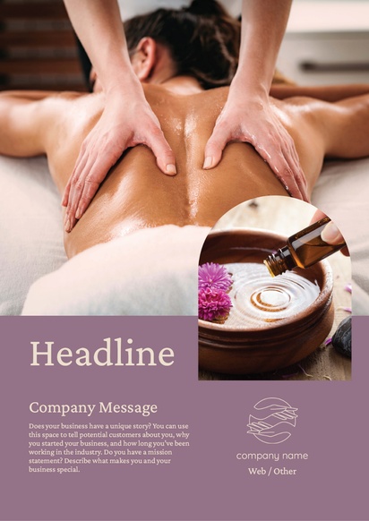Design Preview for Design Gallery: Beauty & Spa Posters, A2 (420 x 594 mm) 