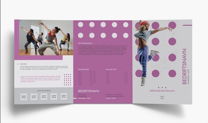 Forhåndsvisning av design for Designgalleri: Dans & koreografi Brosjyrer, 3-fløyet A4 (210 x 297 mm)