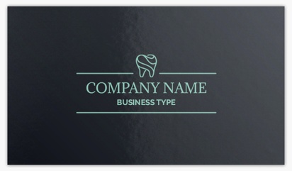 Design Preview for Dentistry Glossy Business Cards Templates, Standard (3.5" x 2")