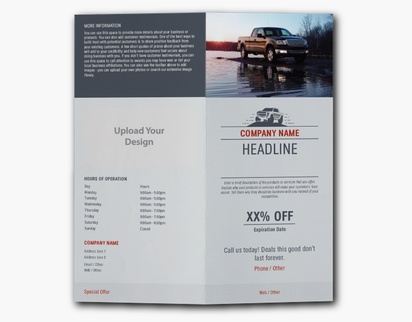 Design Preview for Design Gallery: Automotive & Transportation Custom Brochures, 9" x 8" Bi-fold