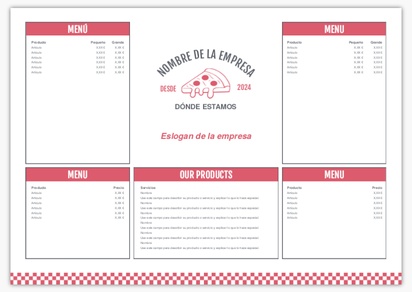 Vista previa del diseño de Galería de diseños de carteles para exteriores para menús, A2 (420 x 594 mm) 