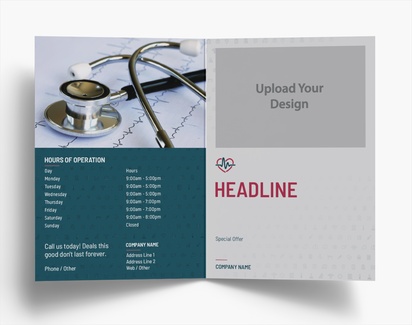 Design Preview for Design Gallery: Medical Professionals Folded Leaflets, Bi-fold A6 (105 x 148 mm)
