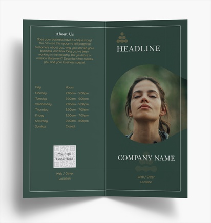 Design Preview for Design Gallery: Holistic & Alternative Medicine Folded Leaflets, Bi-fold DL (99 x 210 mm)
