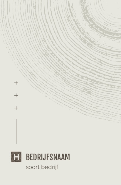 Voorvertoning ontwerp voor Ontwerpgalerij: Timmerwerk en houtbewerking Visitekaartjes van natuurpapier