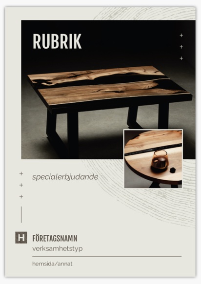 Förhandsgranskning av design för Designgalleri: Snickeri & träarbeten Foamexskyltar, A1 (594 x 841 mm)