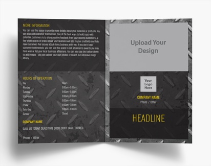 Design Preview for Design Gallery: Manufacturing & Distribution Folded Leaflets, Bi-fold A6 (105 x 148 mm)