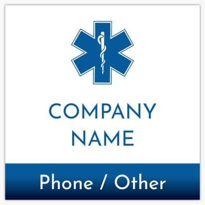 Design Preview for Design Gallery: Medical Professionals Floor Stickers, 304 x 304 mm 