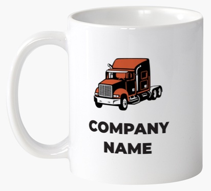 Design Preview for Design Gallery: Automotive & Transportation Personalised Mugs, 325 ml  2 Sided